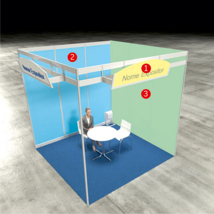 Grafismo adicional - Stand Tipo 3 | Label (ver descrição)